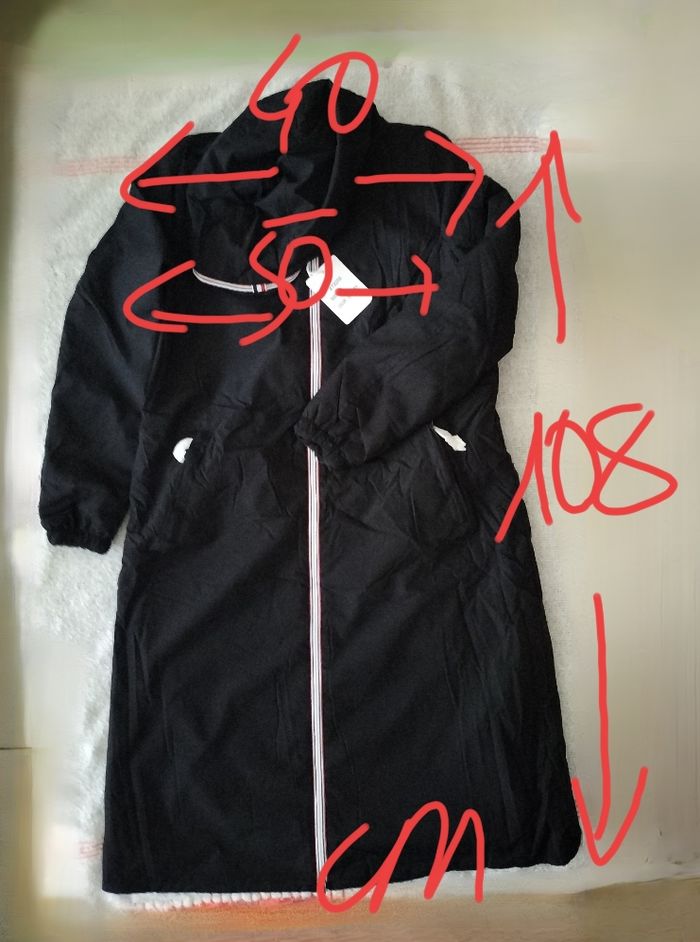 Manteau long réversible taille L neuf - photo numéro 4