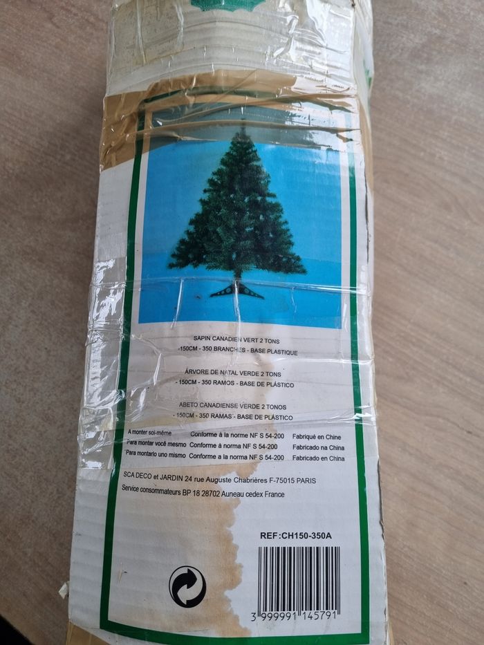 Sapin artificiel vert - photo numéro 5