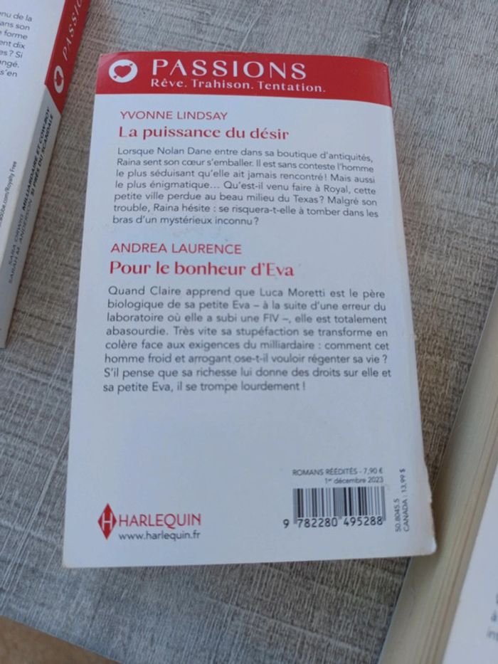 Livres harlequin Passions - photo numéro 6