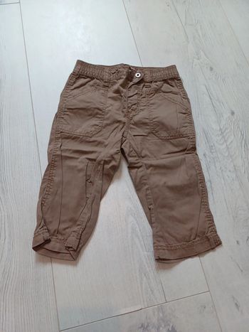 Pantalon très fin marron 12 mois dpam