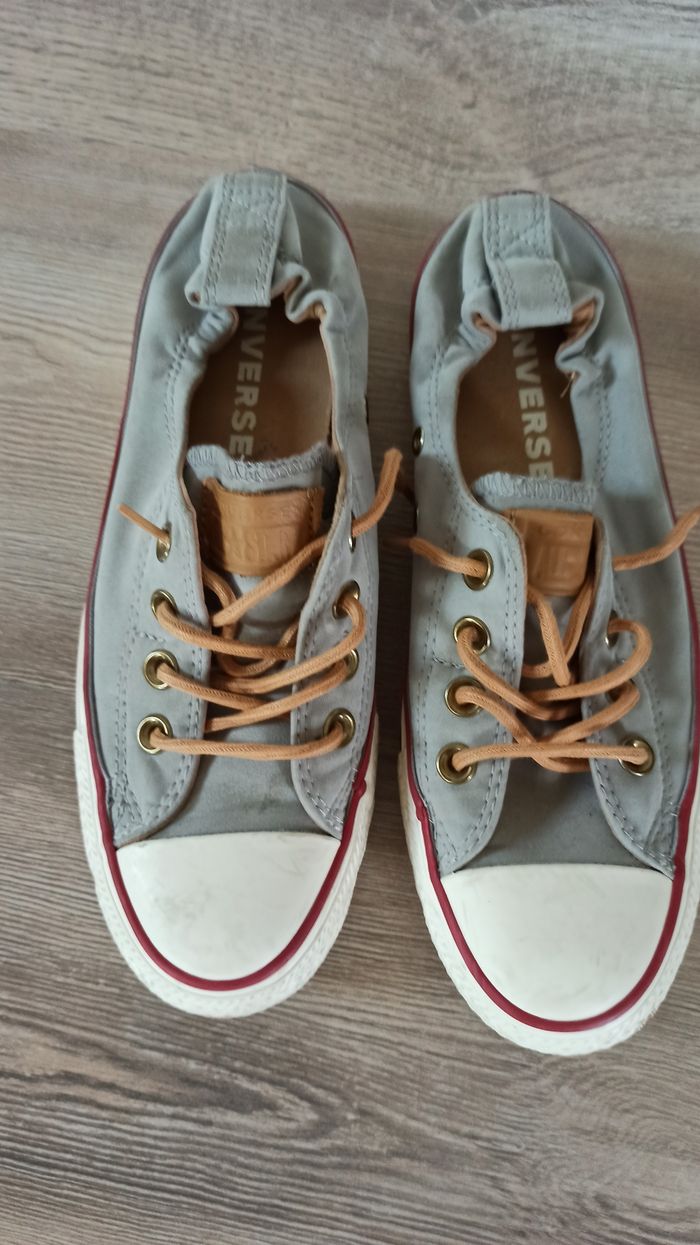 Baskets Toile converse garçon 37 1/2 - photo numéro 3