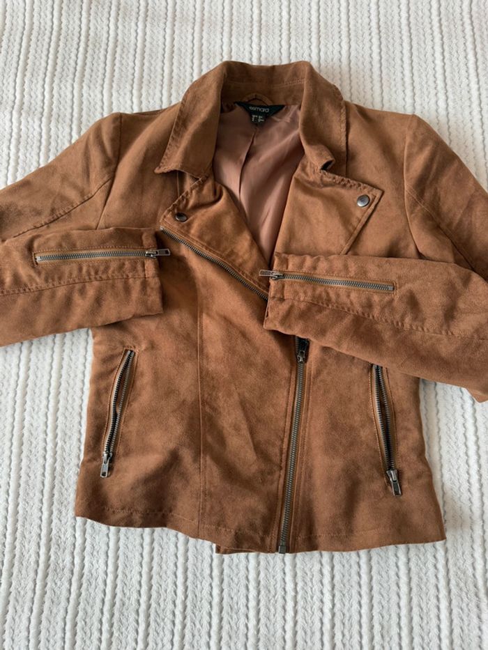 Très joli Perfecto brun / Taille 40 - photo numéro 5