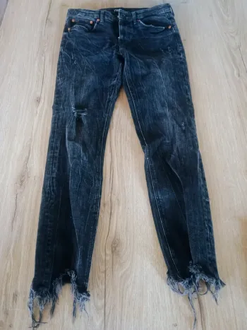 jeans noir ZARA T36