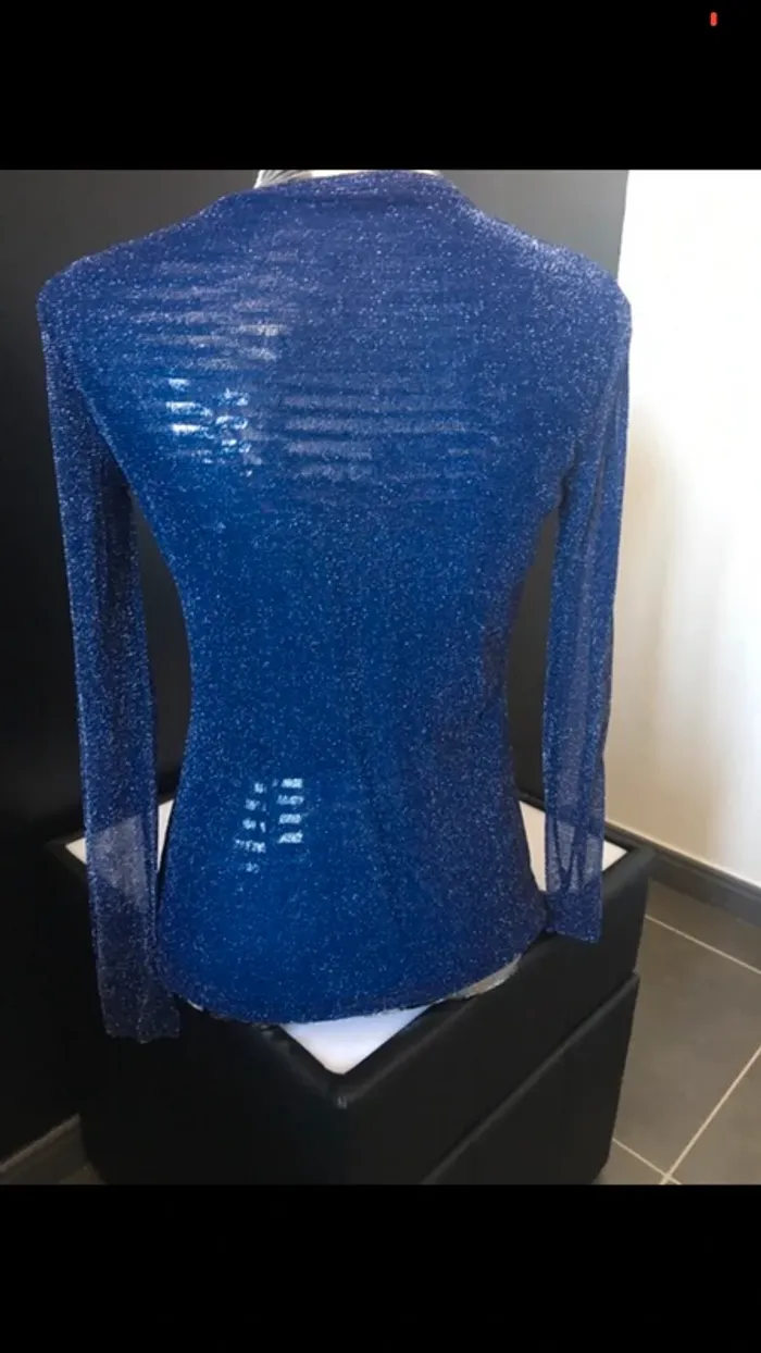T-shirt manches longues pailleté - photo numéro 4