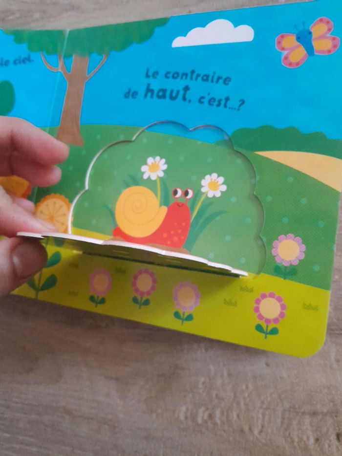 Livre épaisse cartonné les contraires - photo numéro 3