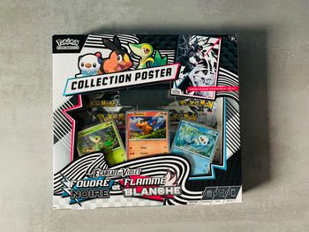 Coffret Pokémon poster foudre noir flamme blanche