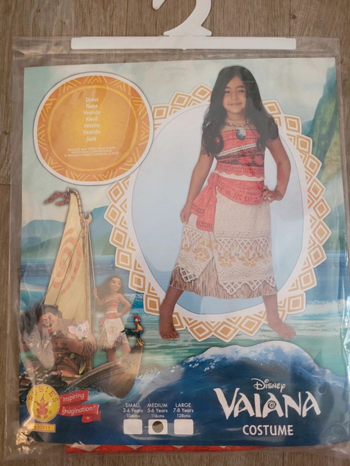 5 à 6 ans Costume Deguisement Vaiana