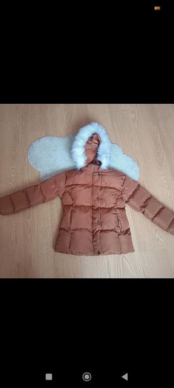 Blouson - doudoune femme couleur tabac