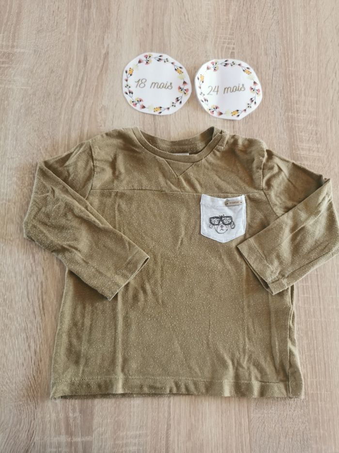 Ensemble bébé garçon 12/18 mois (86cm)t-shirt, pantalon et gilet zara baby et H&M - photo numéro 9