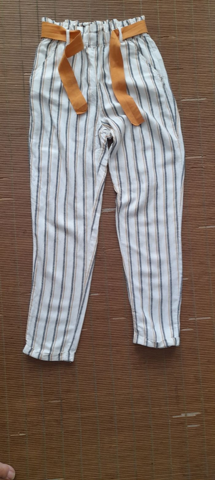 Pantalon léger rayé ORCHESTRA – Taille 14 ans - photo numéro 4