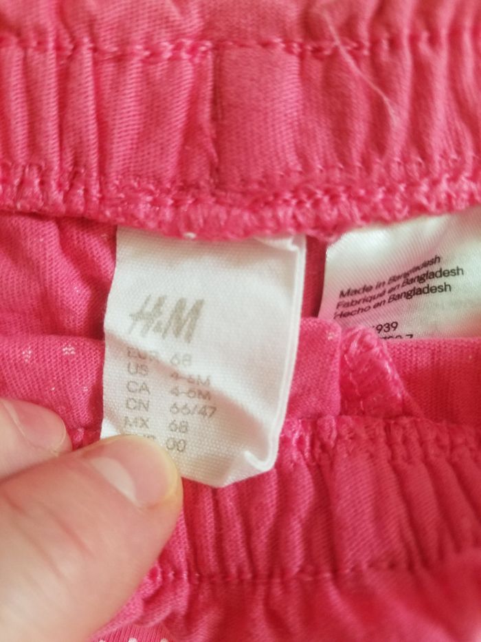 Lot 2 shorts H&M 6 mois - photo numéro 3