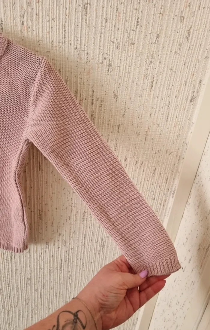 Pull en laine rose taille 5 ans kiabi - photo numéro 5
