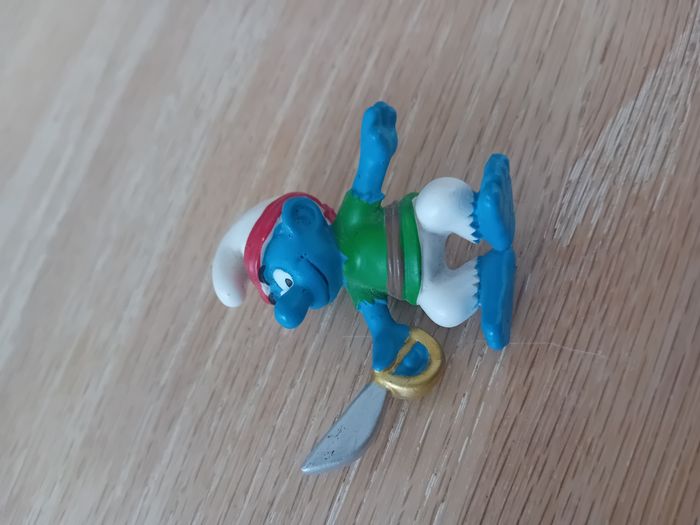 Figurine Schleich Schtroumpf pirate - Bon état - photo numéro 3