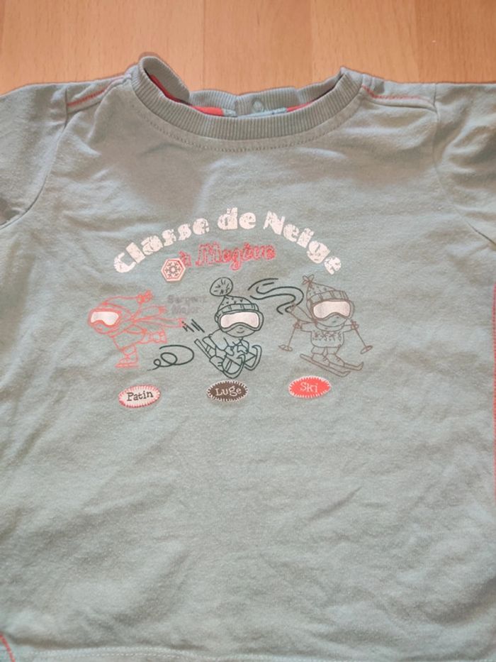 Tee-shirt manches longues sergent major 18 mois - photo numéro 2