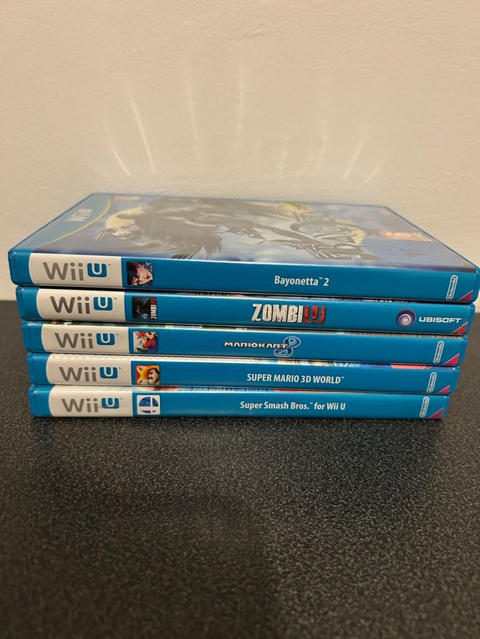 Lot de 5 jeux Nintendo Wii U - photo numéro 2