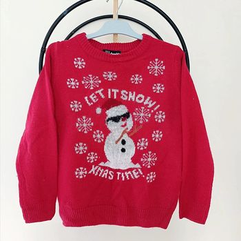 7-8 ans pull de Noël Tex