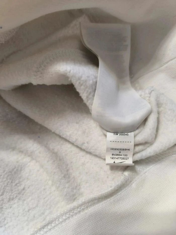 Sweat à capuche Nike - Blanc - Logo Brodé - Taille S - photo numéro 6