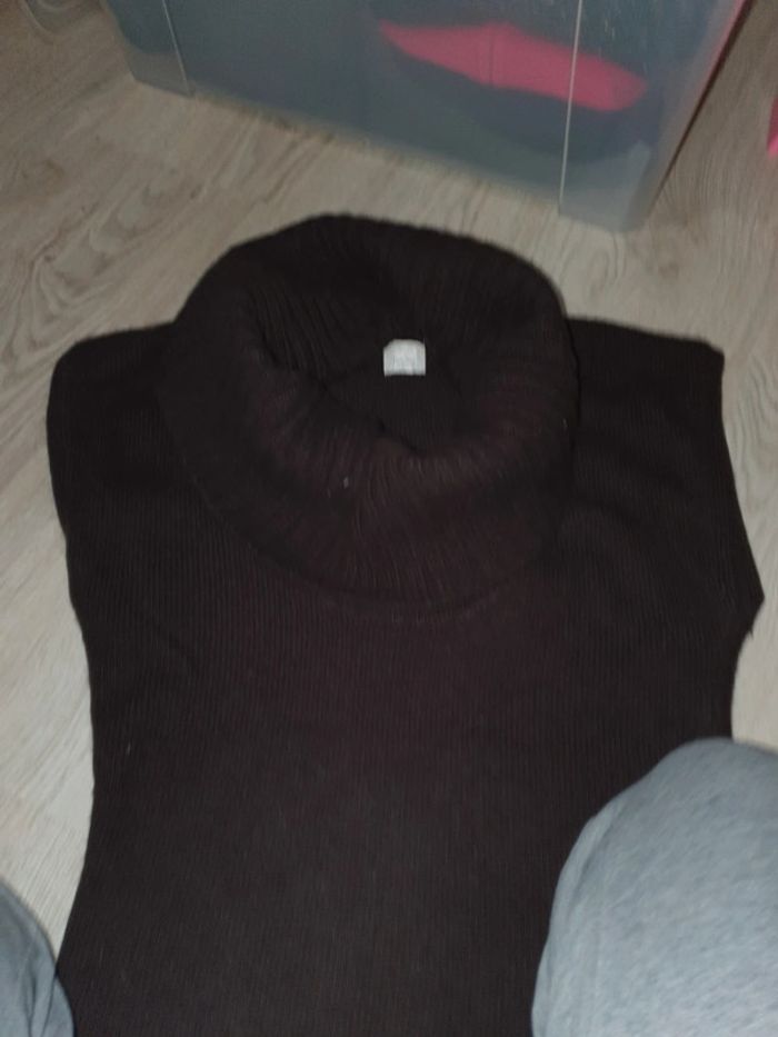 Pull marron camaieu - photo numéro 3