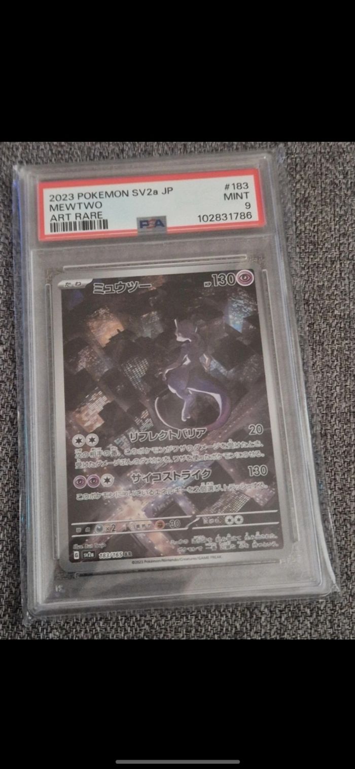 Mewtoo gradée PSA 9