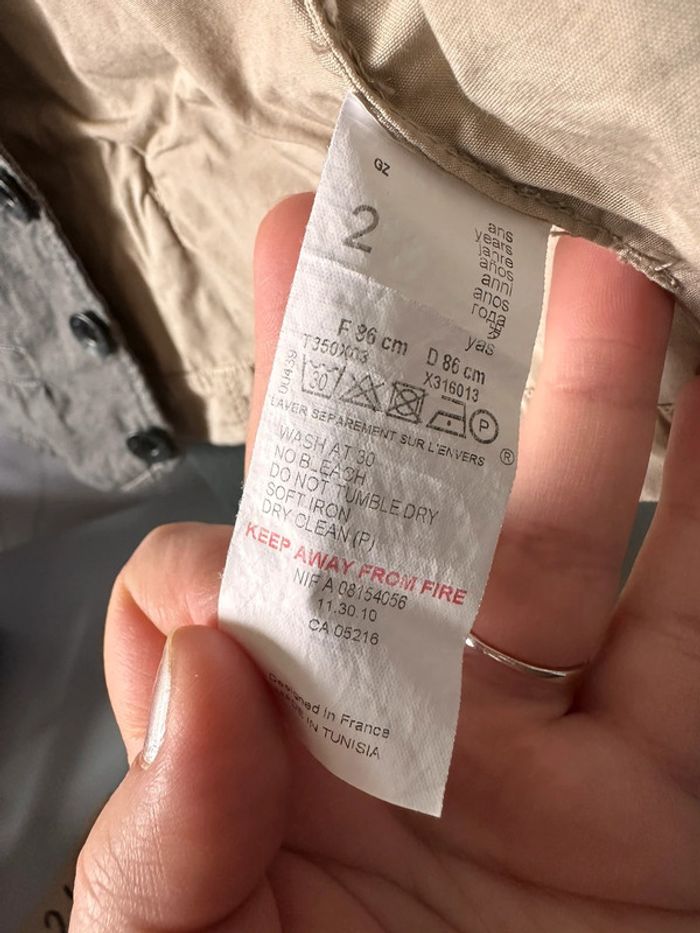 Magnifique gilet de cérémonie sans manches IKKS 2 ans - photo numéro 5