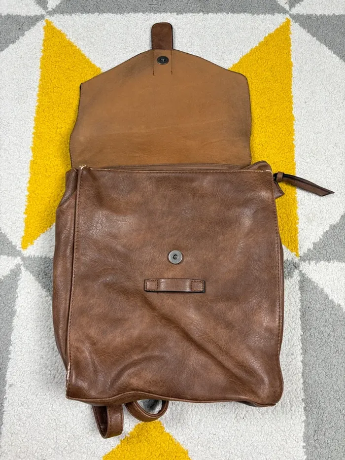 Sac à dos Mandoline | Marron | Taille 26 X 30 cm - photo numéro 3