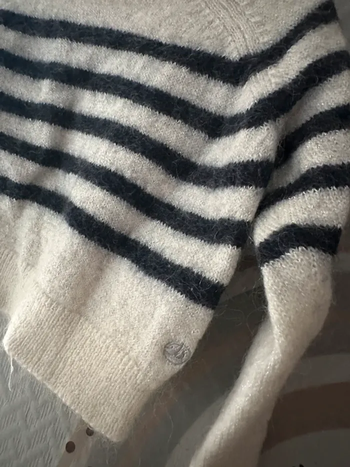 Pull mohair et coton enfant fille | Petit Bateau TN - photo numéro 2