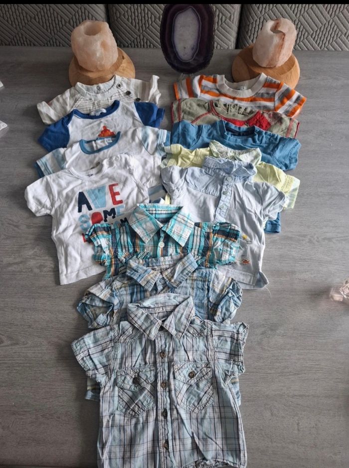 Lot de 12 T-shirt et chemises 3 mois