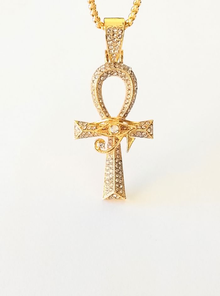 Chaîne + pendentif égyptien - photo numéro 3