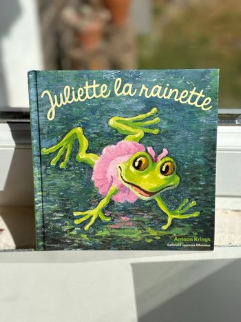 Livre Juliette la rainette 