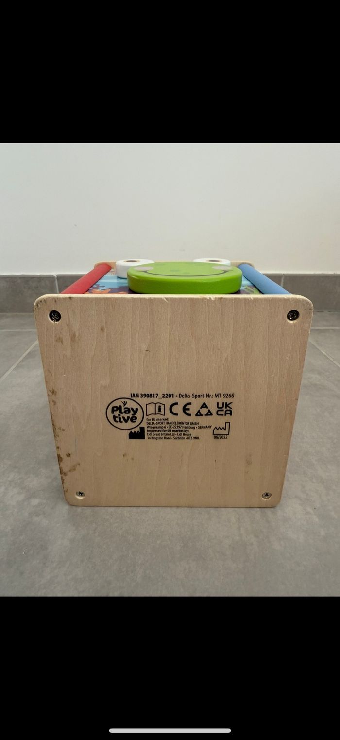 Cube activité en bois avec boulier - photo numéro 10
