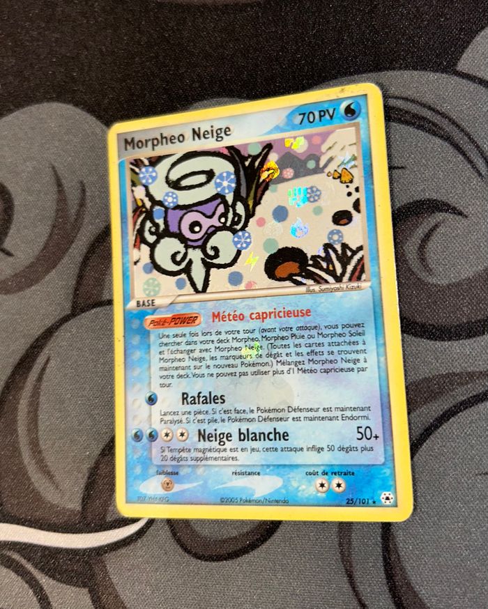 Carte rare morpheo pokemon