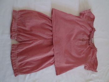 Ensemble tunique en vichy Bout'chou + short