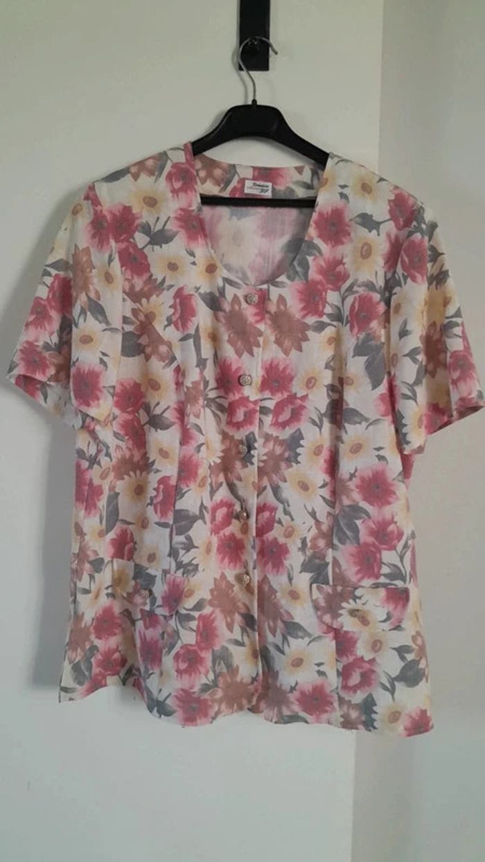 Veste fleurie Taille 50