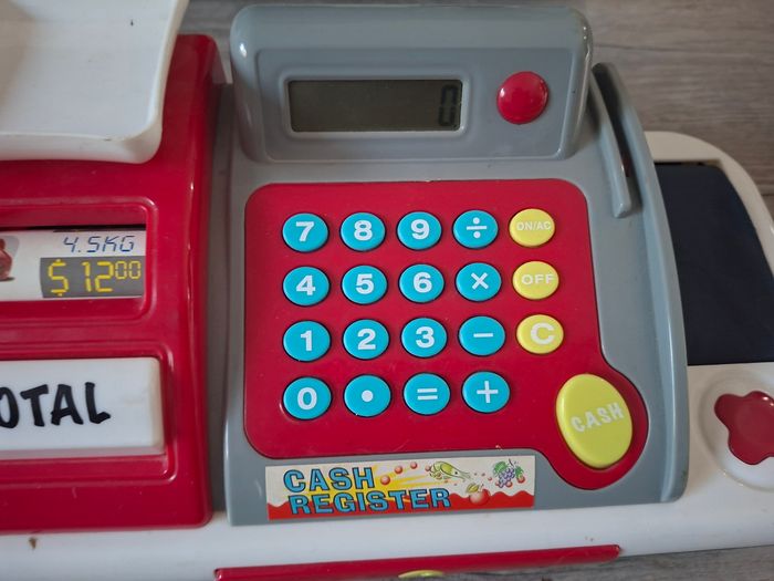 Caisse enregistreuse enfant avec marchandiseje - photo numéro 8