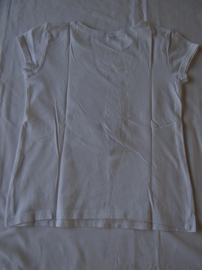 t-shirt blanc 8 ans - photo numéro 5