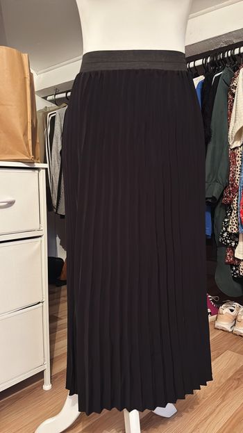 Jupe longue plissée noire Pimkie T36