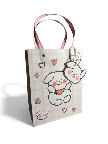 Sac cadeau MIKIREI lapin 18 x 23 x 10 cm Neuf