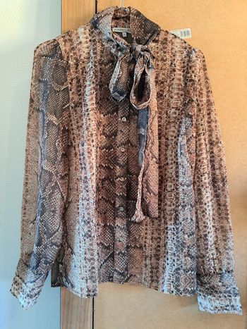 Chemisier blouse python taille S