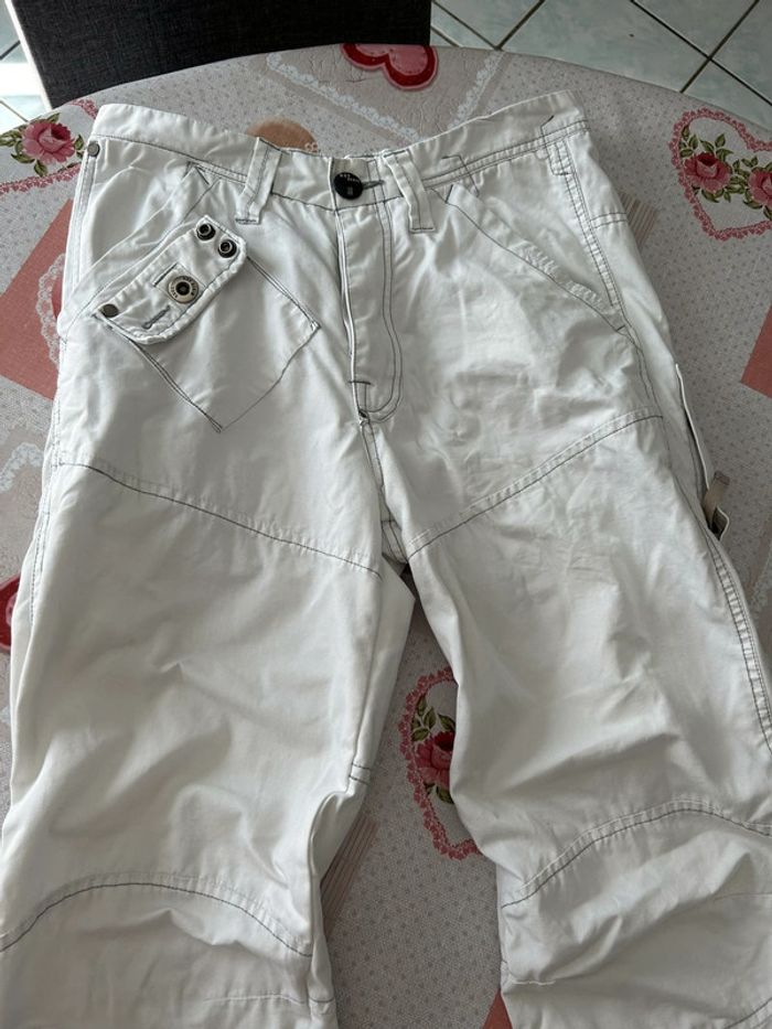 Pantalon blanc homme - photo numéro 3
