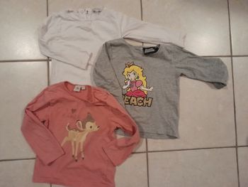 Lot de 3 tee-shirts manches longues