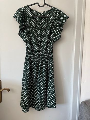 Robe verte femme / cache cache