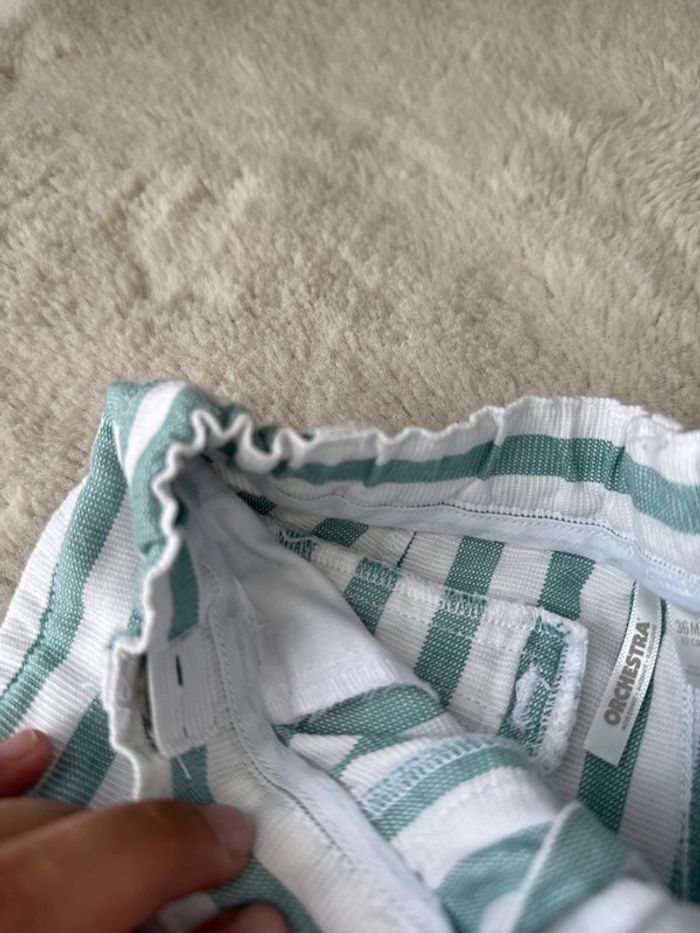 👕lot été - bébé garçon 36 mois - polo + shorts - très bon état - photo numéro 9