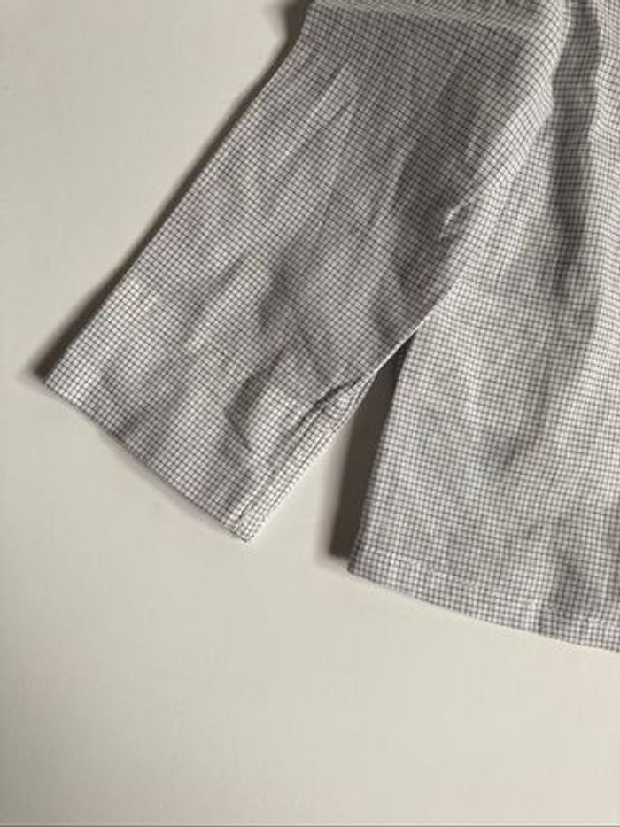 Chemise blanche à carreaux noirs Cyrillus neuf taille 18 mois - photo numéro 7