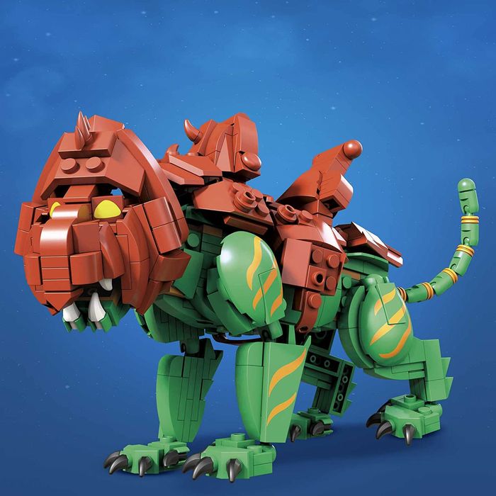 Mega Construx Maîtres de l'Univers, figurine Tigre de Combat à construire gvy14 - photo numéro 2