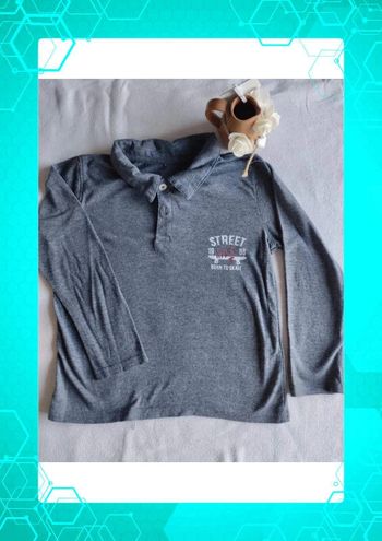 Polo manches longues Carrefour