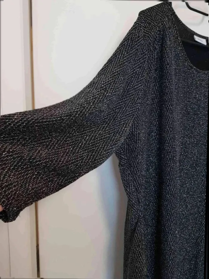 Robe/tunique  fibre métallic  taille 50  52 - photo numéro 4