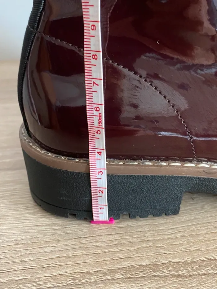 Bottines vernies bordeaux - photo numéro 9
