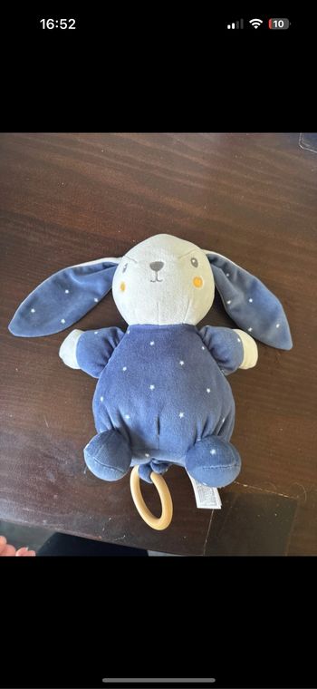 Peluche lapin musical