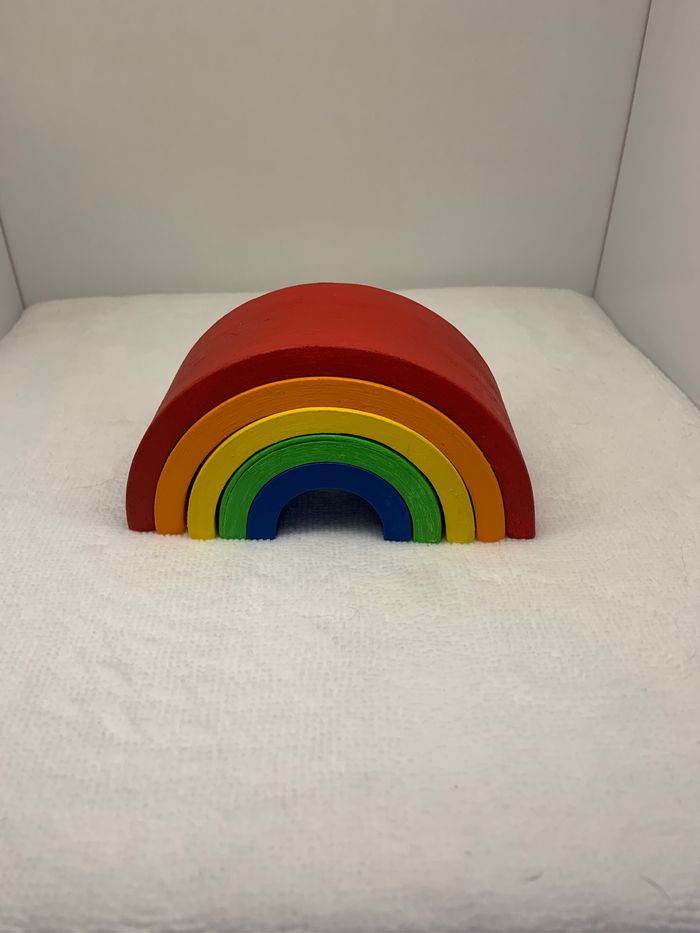 Arc en ciel bois
