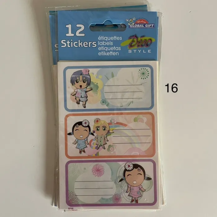 Stickers cahier fournitures - photo numéro 17